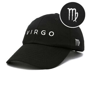 Zodiac Sign Virgo Hat Womens Embroidered Baseball Cap